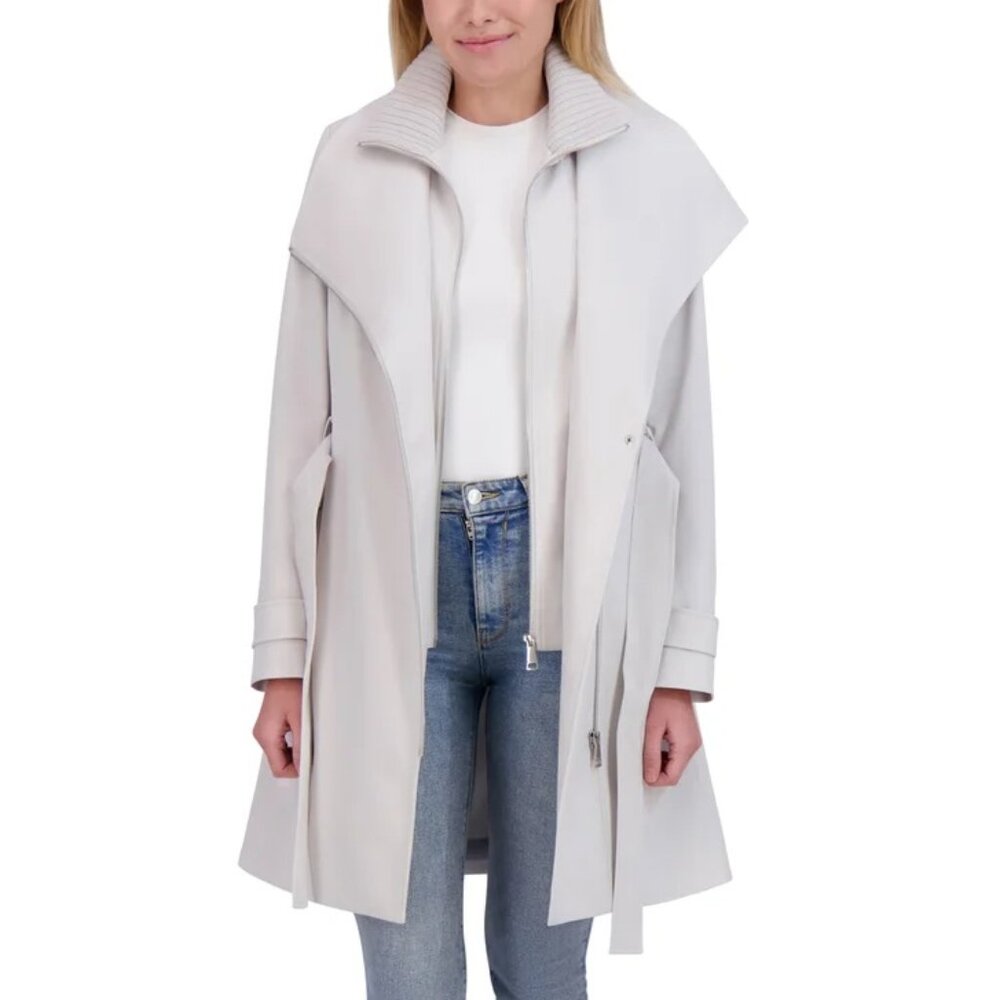 Halston Women's Belted Trench Coat